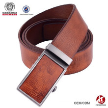 fashion style high quality luxury red full grain italian leather belt